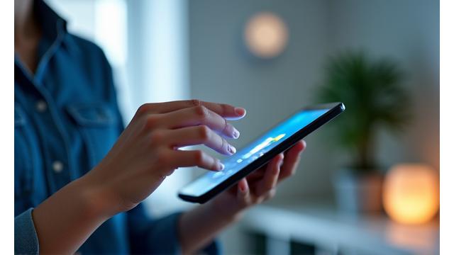 Concepto de hogar inteligente con dispositivos conectados